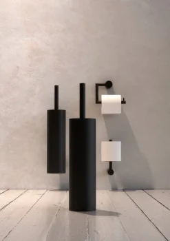 Frost Nova2 toilet brush 2, wall, black