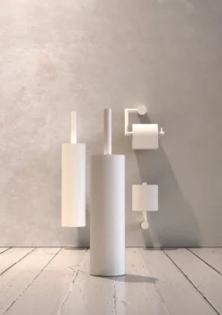 Frost Nova2 toilet brush 2, wall, white