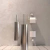 Frost Nova2 toilet paper holder 1, brushed steel
