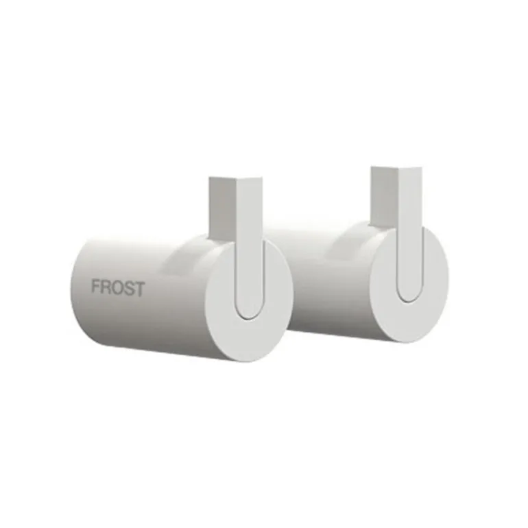 Frost Nova2 wall hook 6, set of 2, white