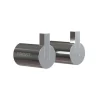 Frost Nova2 wall hook 6, set of 2, brushed steel