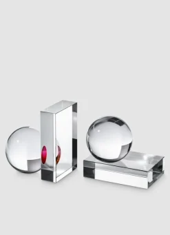 Fundamental Berlin Drops bookend, 2 pcs, clear
