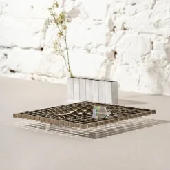 Fundamental Berlin Gravity tray, 20 x 20 cm, stainless steel