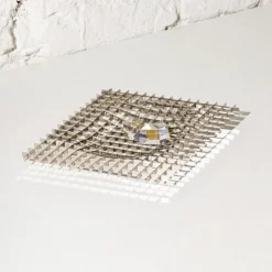 Fundamental Berlin Gravity tray, 20 x 20 cm, stainless steel