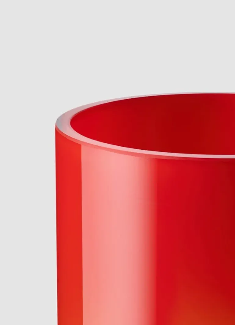 Fundamental Berlin Rise table vase, racing red