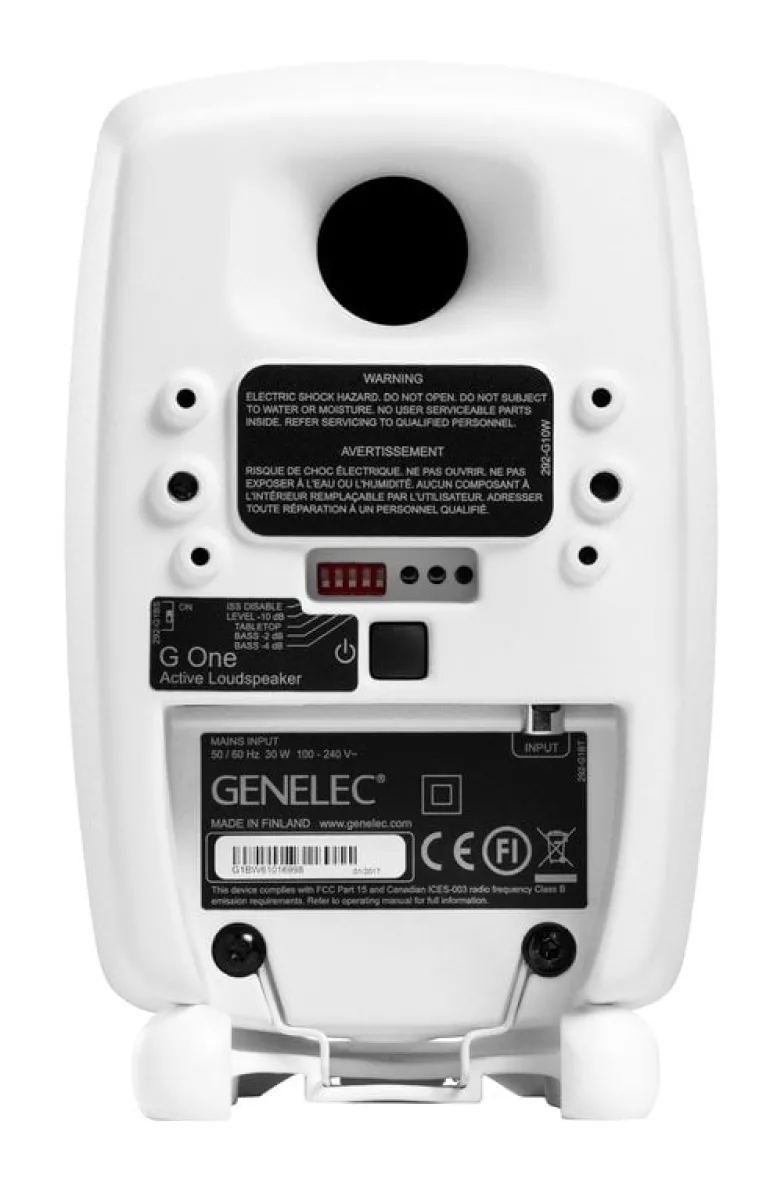 Genelec G One (B) active speaker, white