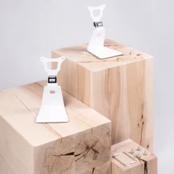 Genelec Table stand for G One speaker, L shaped, white