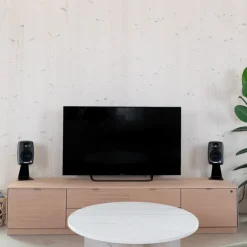 Genelec Table stand for G Two speaker, L shaped, white