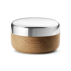 Georg Jensen Alfredo salt jar with spoon