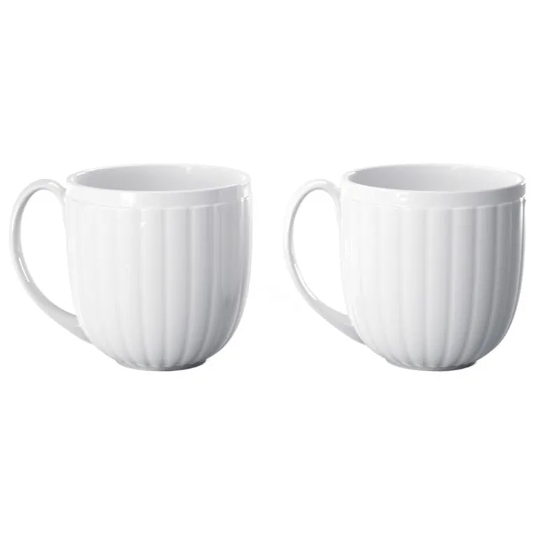 Georg Jensen Bernadotte mug, 2 pcs, porcelain
