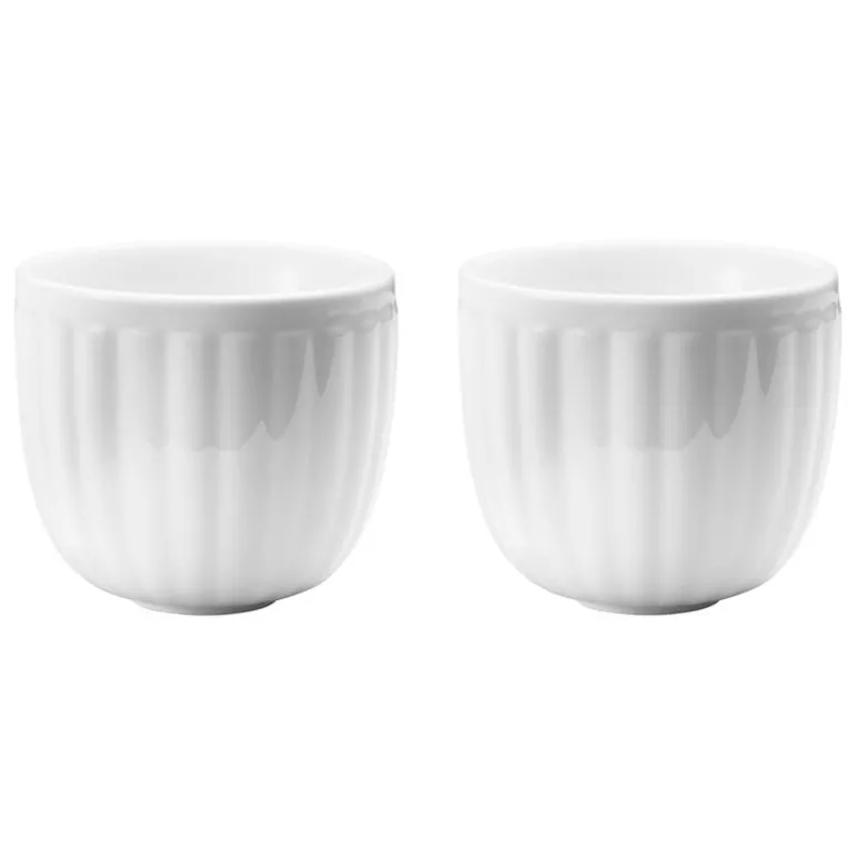 Georg Jensen Bernadotte thermo tea cup, 2 pcs, porcelain