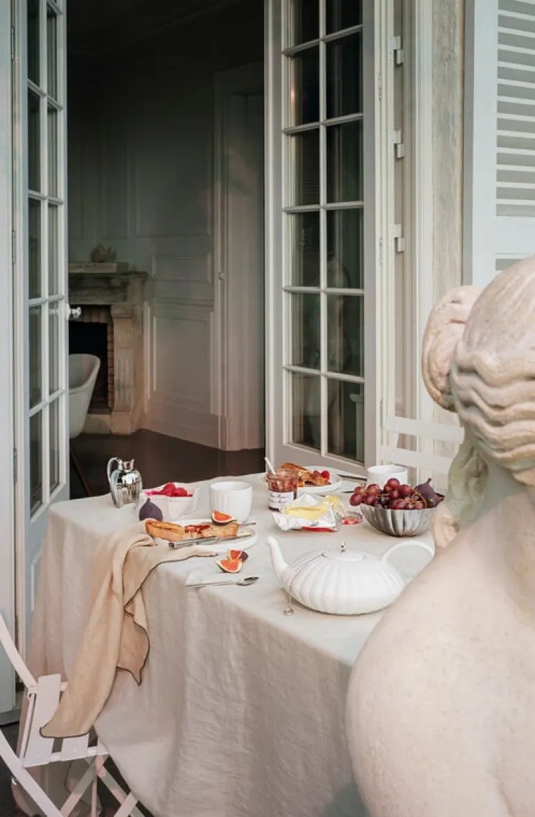 Georg Jensen Bernadotte thermo tea cup, 2 pcs, porcelain