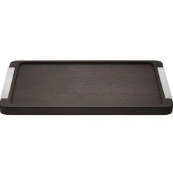 Georg Jensen Bernadotte tray, smoked oak - steel