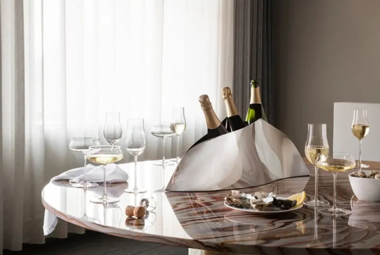 Georg Jensen Bernadotte white wine glass, 6 pcs