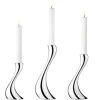 Georg Jensen Cobra candlestick, 3 pcs