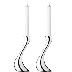 Georg Jensen Cobra candlestick, 2 pcs