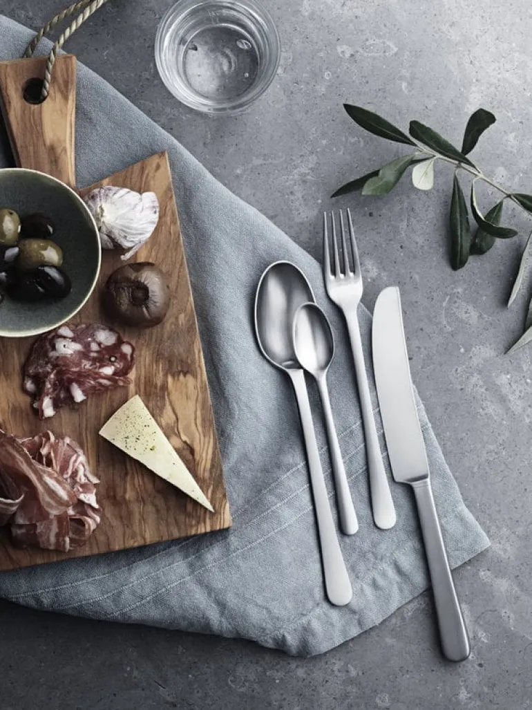 Georg Jensen Copenhagen cutlery set 24 pcs, matt