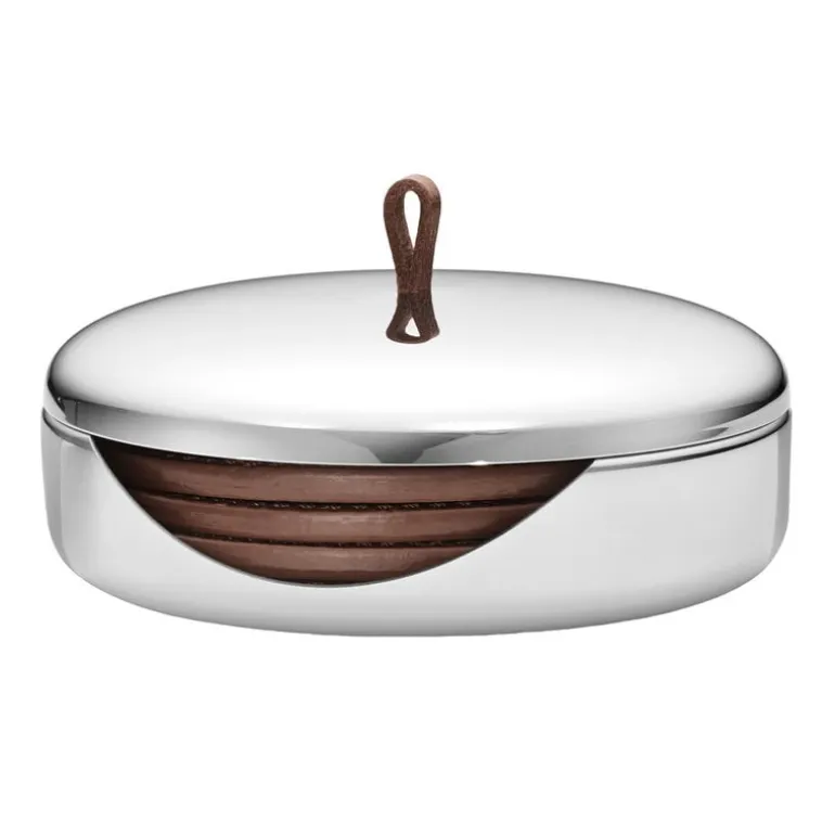 Georg Jensen Sky coasters, 4 pcs