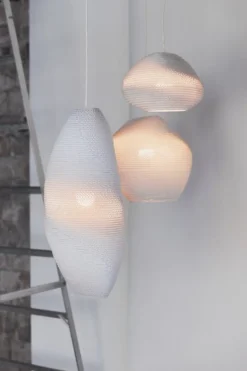 Graypants Denny pendant, white