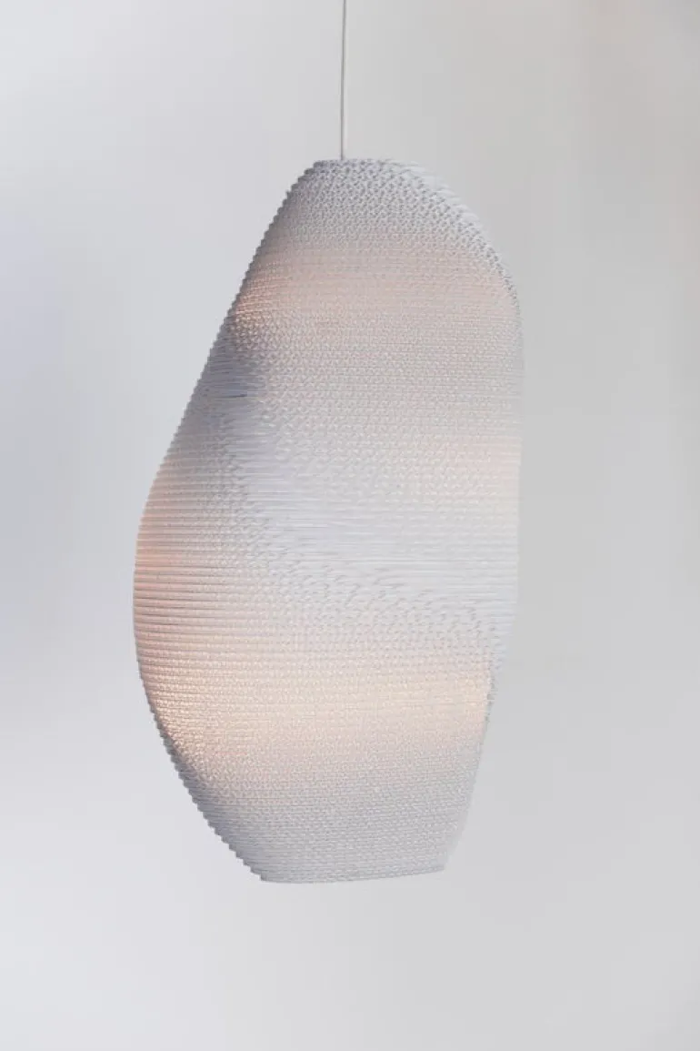 Graypants Denny pendant, white