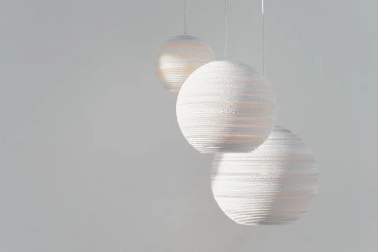 Graypants Moon24 pendant, white