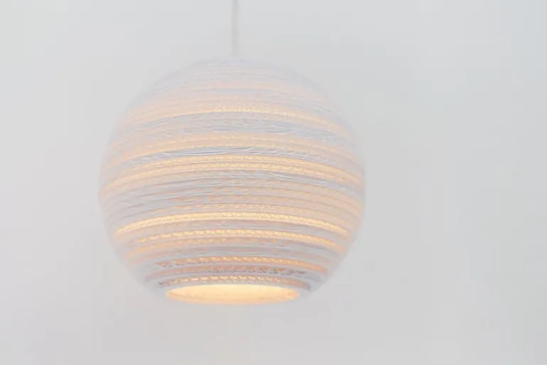 Graypants Moon14 pendant, white