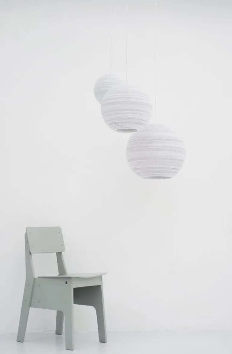 Graypants Moon14 pendant, white