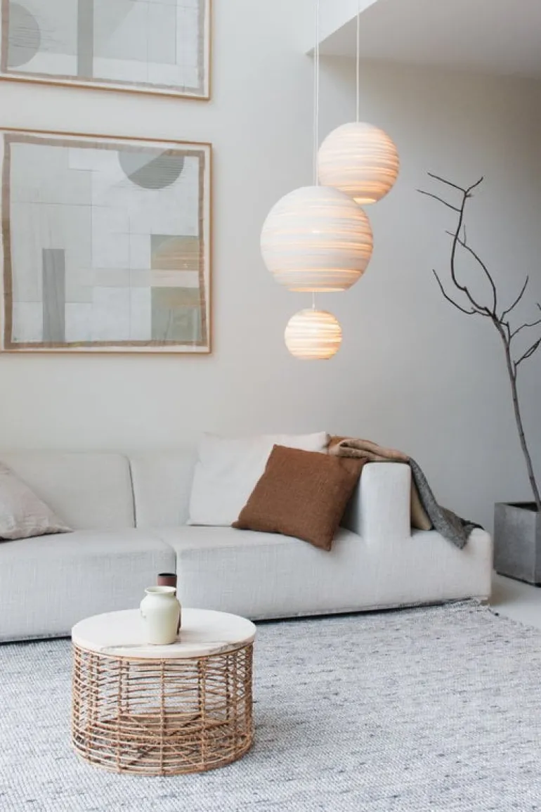 Graypants Moon10 pendant, white