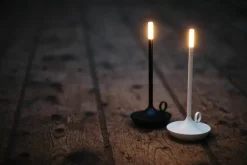 Graypants Wick portable table lamp, black