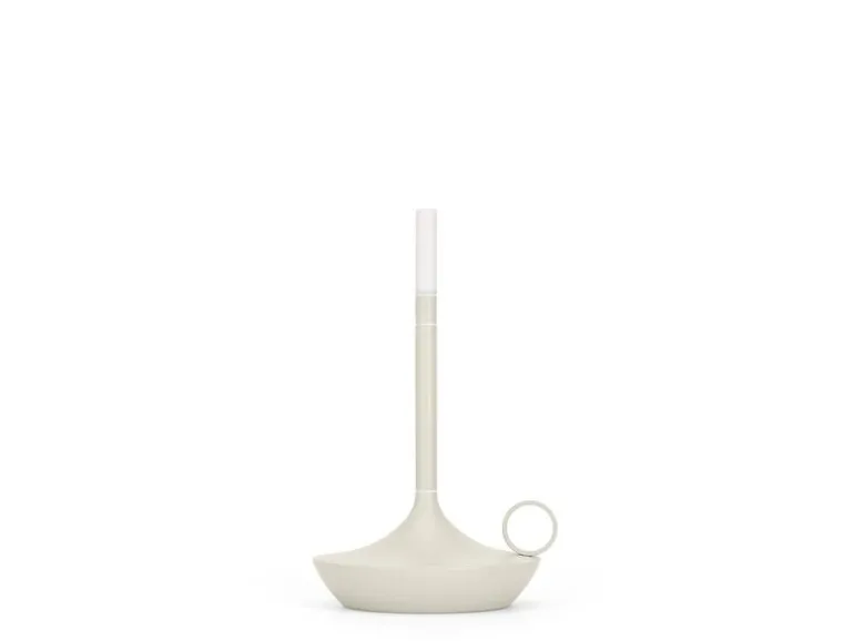 Graypants Wick S portable table lamp, mist grey