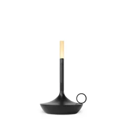 Graypants Wick S portable table lamp, black