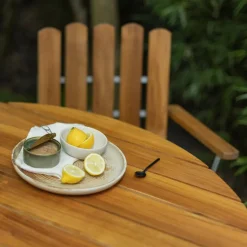 Grythyttan Stålmöbler Armchair A2, galvanized steel - teak