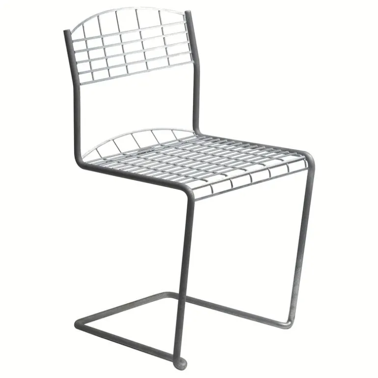 Grythyttan Stålmöbler High Tech Chair, galvanized steel