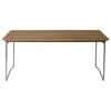 Grythyttan Stålmöbler Table B31, 170 x 92 cm, galvanized steel - teak