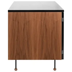 GUBI 62 Desk, walnut - black