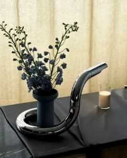 GUBI Aspide table lamp, chrome