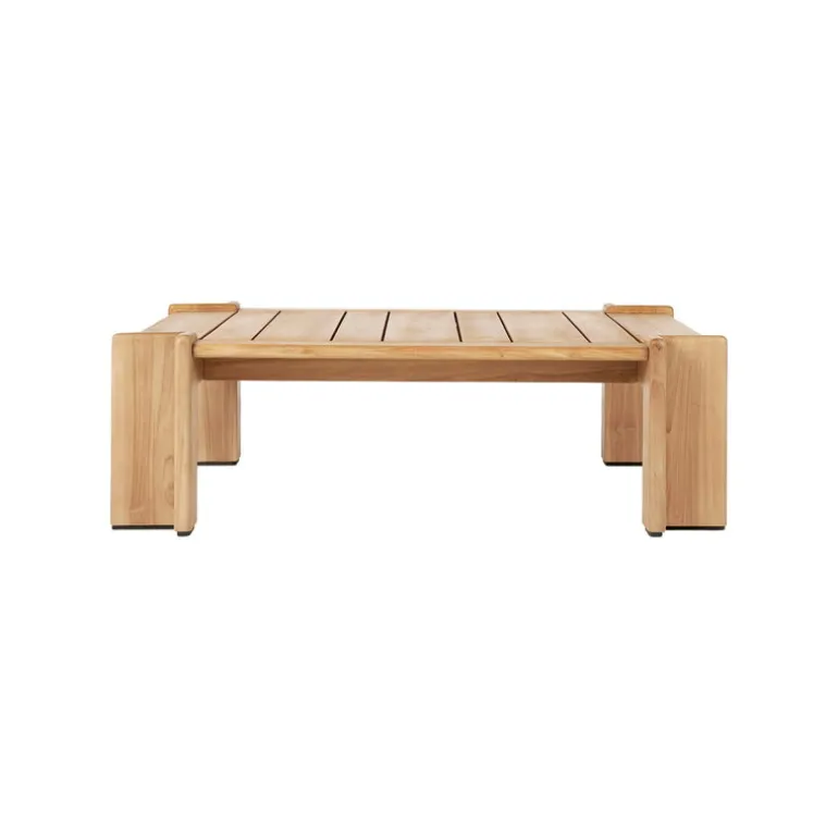 GUBI Atmosfera coffee table, 113 x 100 cm, teak