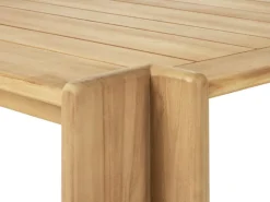 GUBI Atmosfera coffee table, 113 x 100 cm, teak