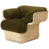 GUBI Basket lounge chair, rattan - Mumble 40