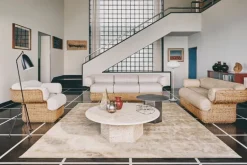 GUBI Basket lounge chair, rattan - Lorkey 40