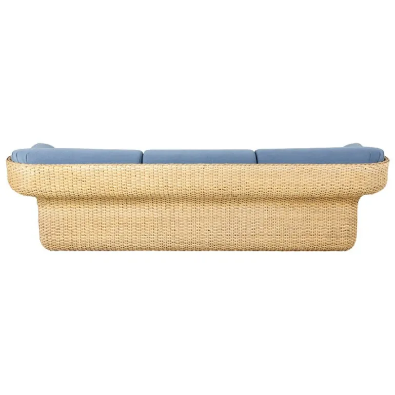 GUBI Basket 3-seater sofa, rattan - Sunday 002