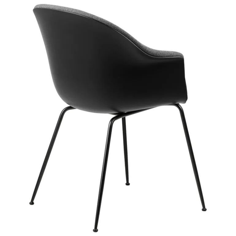 GUBI Bat chair, conic matt black - black - Hallingdal 65 173
