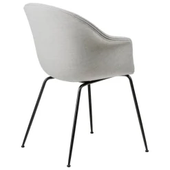GUBI Bat chair, fully upholstered, conic matt black, Remix 3 123