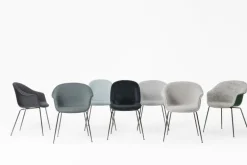 GUBI Bat chair, Remix 123 - antique brass base