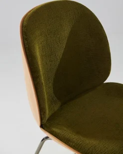 GUBI Beetle chair, black chrome - oak - Mumble 40