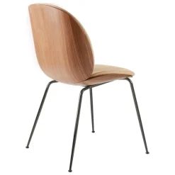 GUBI Beetle chair, black chrome - walnut - Flair Sp. FR 134