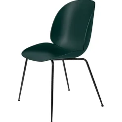 GUBI Beetle chair, black steel - green