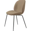 GUBI Beetle chair, black steel - Light Boucle 03