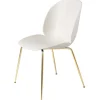GUBI Beetle chair, brass semi matt - alabaster white
