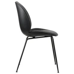 GUBI Beetle chair, conic matt black - black - Hallingdal 65 173
